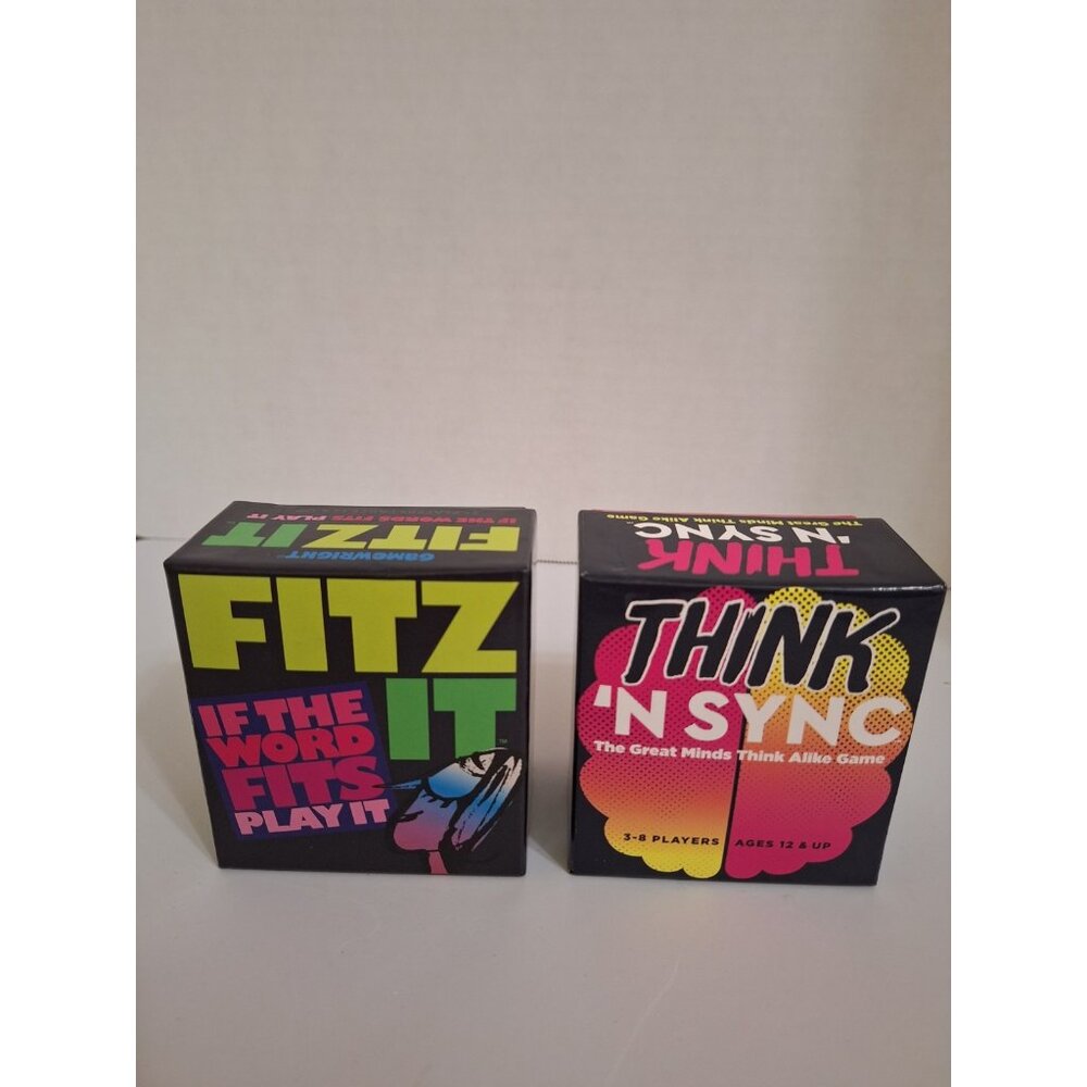 Fitzit & Think N Sync Card‎ Game 2012 Gamewright - Complete